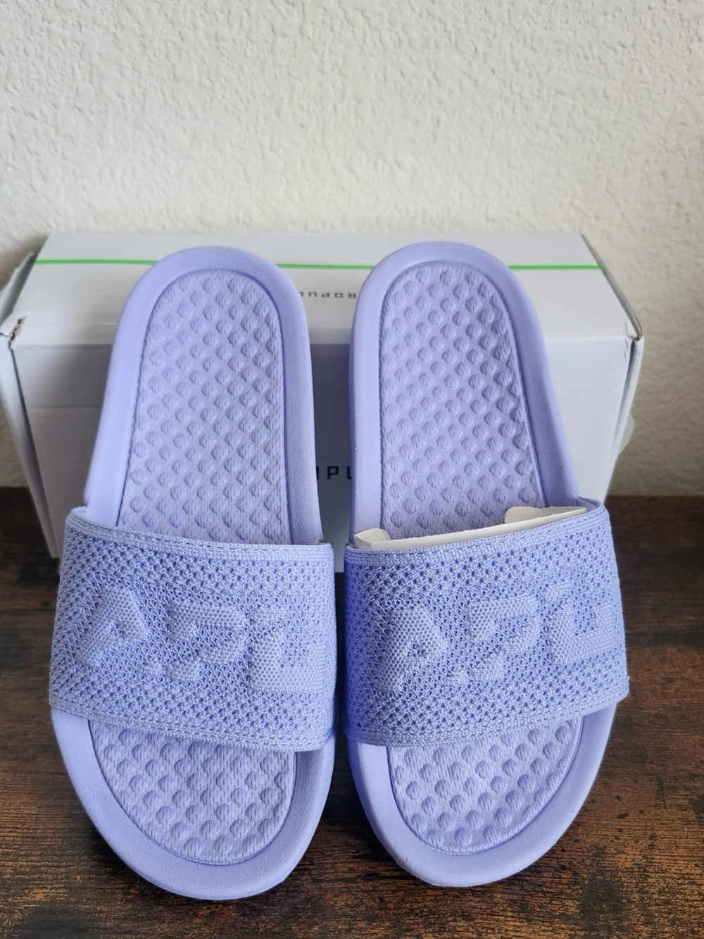 APL Big Logo Tech Loom Knit Sport Slide Sz 6 NEW